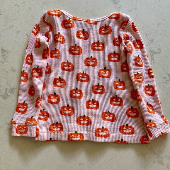 Spearmint Love Pumpkin Waffle Pajama Set - Picture 5 of 5